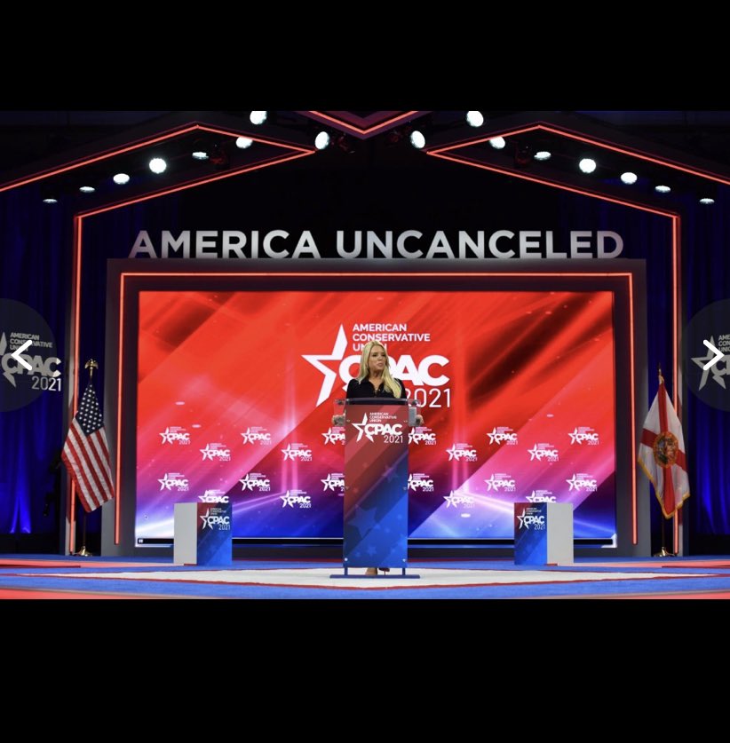 Someone explain to me how these symbols were “accidental” - Nazi and Confederate flag...#CPAC2021 #CPACstage #GoldenCalf