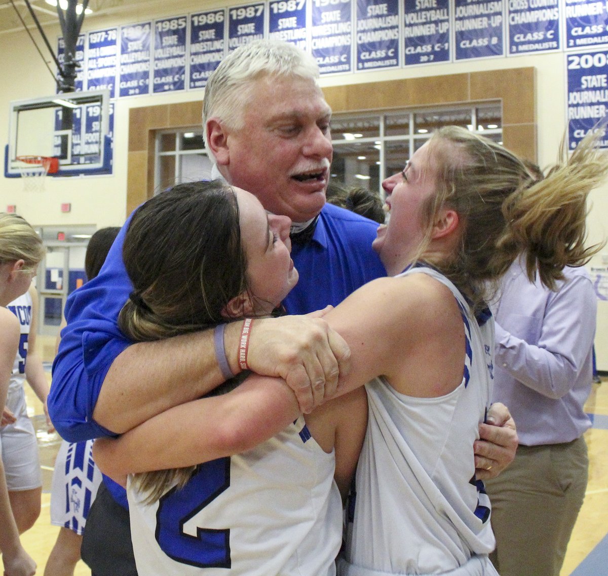 Stephanie Croston (@scistephanie) on Twitter photo GBB: "We have more practice!" - <a href="/CPS_GBB/">Centennial Broncos Girls Basketball</a> Coach Ortmeier with <a href="/HirschfeldKate/">kate hirschfeld</a> and <a href="/jaycee_stuhr/">Jaycee Stuhr</a> #broncoblue #neverheardanyonesoexcitedaboutthat #butitisunderstandable GBB: "We have more practice!" - <a href="/CPS_GBB/">Centennial Broncos Girls Basketball</a> Coach Ortmeier with <a href="/HirschfeldKate/">kate hirschfeld</a> and <a href="/jaycee_stuhr/">Jaycee Stuhr</a> #broncoblue #neverheardanyonesoexcitedaboutthat #butitisunderstandable