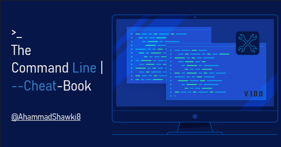 AhammadShawki8's tweet photo. ⚡ Introducing ...
The Command-Line Cheat Book v1.0.0 (completely free)
Find all the common #Bash, #PowerShell, #Python, #Pip, #iPython, #virtualenv, #PostgrSQL, #Git commands that you will need in your career as a developer.
Link: https://t.co/xAwueFtTsf
#100DaysOfCode #code https://t.co/FpY6F7qONI
