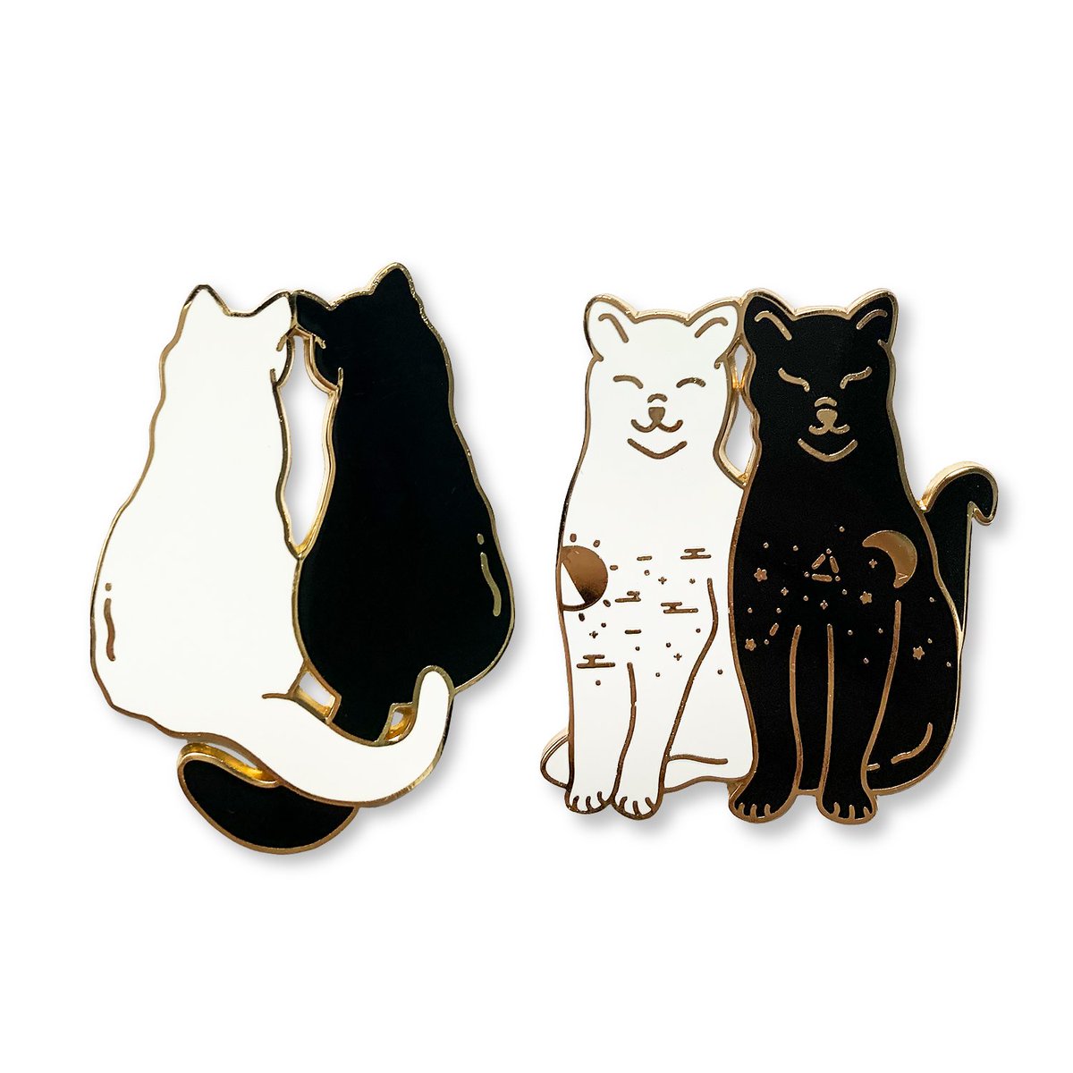 EnamelpinsC's tweet photo. Welcome to the cat family! If you're a cat fan or just love a cute pin, the Cat Pin is the purrfect fit for you! https://t.co/9myNAUm4ql