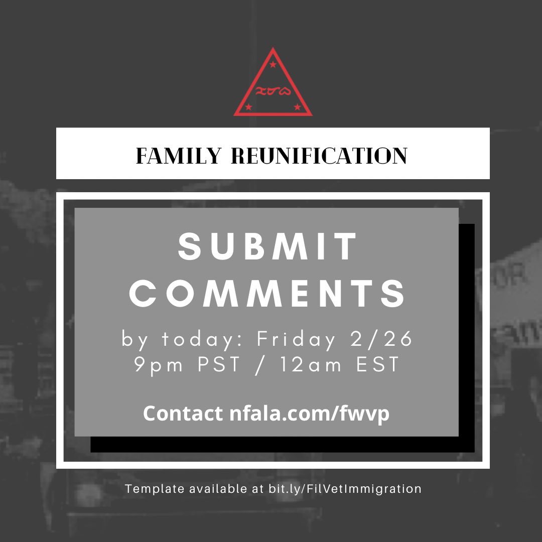 KmB_LA's tweet photo. SAVE THE FILIPINO WWII VETERANS PAROLE PROGRAM: For our veterans that are still here with us, family reunification is essential and represents the equity they rightfully deserve. 

Please share. https://t.co/d3crj92vWp