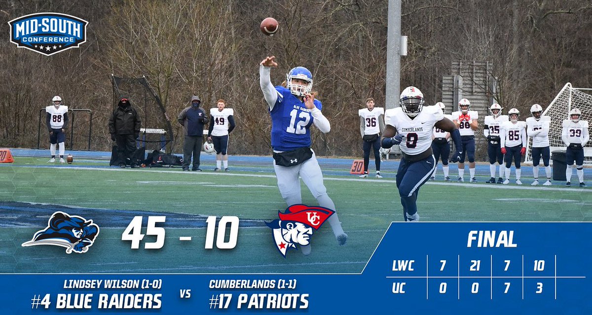 🔵⚔️🏈

Blue Raiders win and move to 2-0!