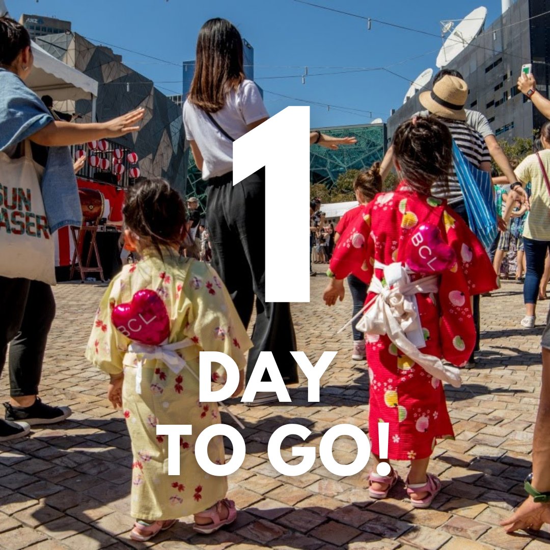 MelJPSummerFest's tweet photo. Only 1 day to go, that's tomorrow 皆さん!😱  We might not all be gathered together as usual this year but we'll still be wearing our yukata to mark the occasion 😉  Will you join us? 👘 Tag #mjsf2021 and we'd love to see how you celebrate with us online tomorrow 🙌 https://t.co/JbrMj0QsNZ