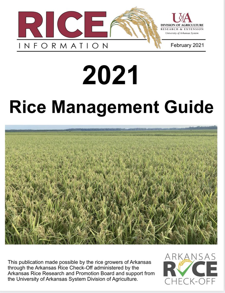 2021 Rice Management Guide now available:
uaex.edu/farm-ranch/cro…

#ARrice #ARcrops