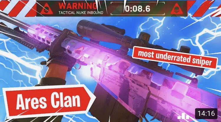 Legendary Ares Member goes 84-0 and gets a nuke with a SNIPER!

This video is insane check it out here:
youtu.be/O9MQmNlH42k
