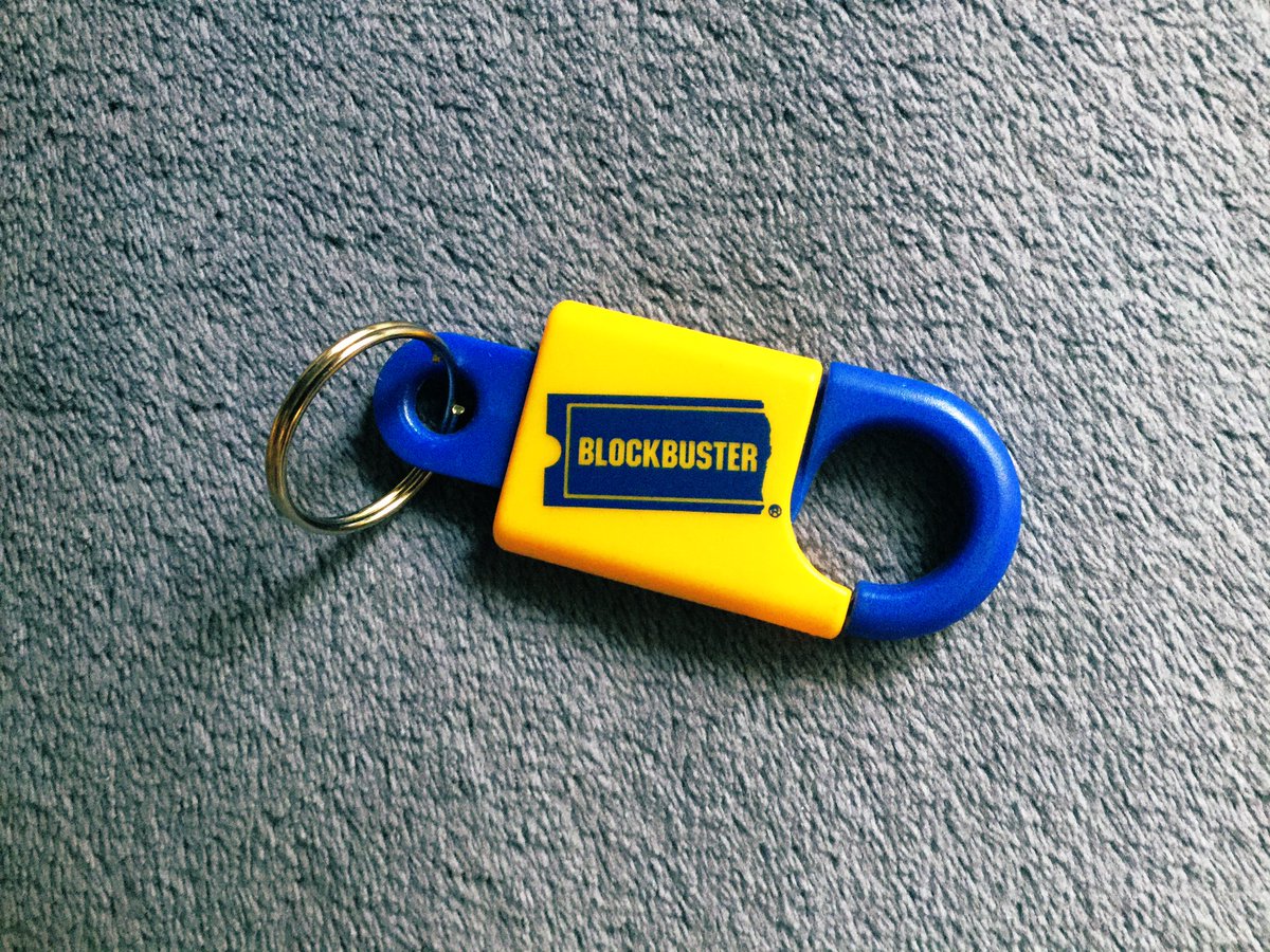 MahoningDIT's tweet image. Help us get to 2,000 followers! You can do your part by entering to win our Video Store Starter Pack. One randomly selected winner will receive an assortment of Blu-rays/DVDs plus one vintage Blockbuster Video keychain (pictured). See following tweet for details on how to enter.