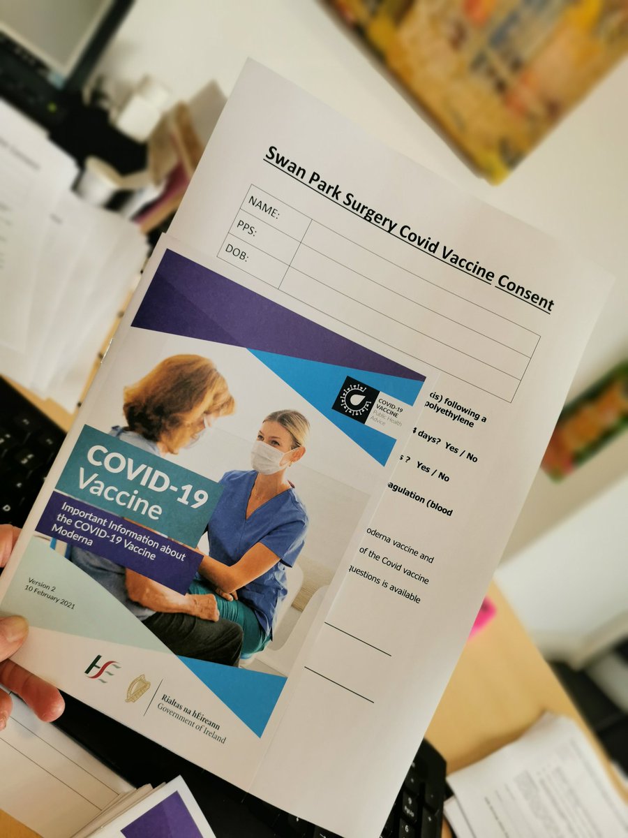 Have had a quiet twitter week.
Long, busy hours for us all, don't underestimate the time involved in ringing patients to explain the process!
Taking my teenage kids in tomorrow to continue the process
All our over 85s will be vaccinated on Tuesday #ItWillBeworthIt