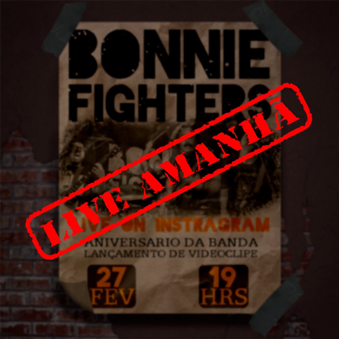 BonnieFighters's tweet photo. É AMANHÃ!!!!!!! Além de comemorarmos um ano de banda, terá também lançamento de videoclipe!!!! Cola aqui no insta as 19hrs e v#banda #bandauatoral #undergroundsp #bandaindependente #rocknacional #grungenacional #hardcorenacional #posthc #hardcore https://t.co/taL3IFunkb