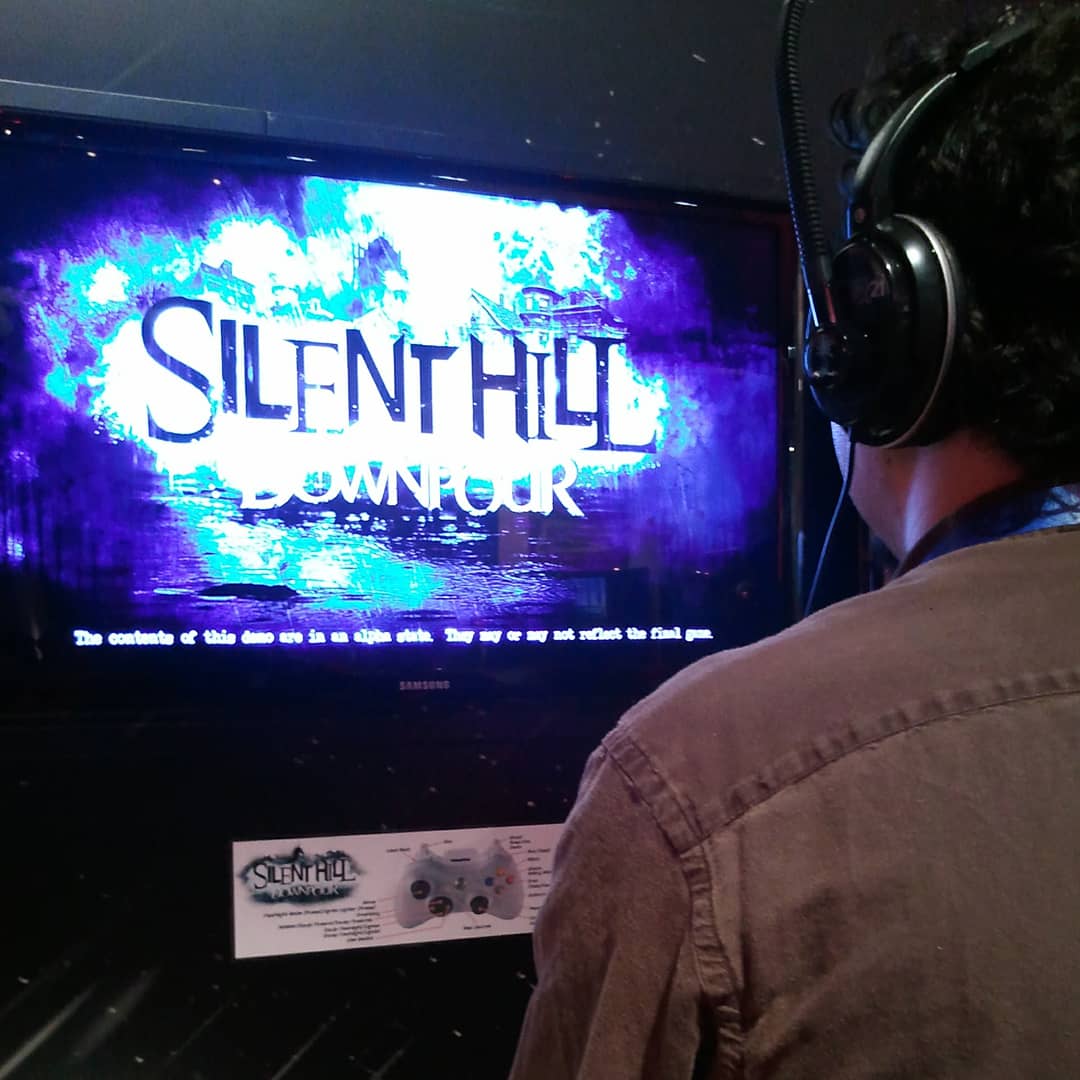 GamerSchmo's tweet photo. Silent Hill Downpour booth at E3 2011. This was my first day at my first E3 and I was really stoked to play an unreleased Silent Hill title! #SilentHill #Konami #E3 #E32011 #SilentHillDownpour https://t.co/Yx7xZpH8Ul