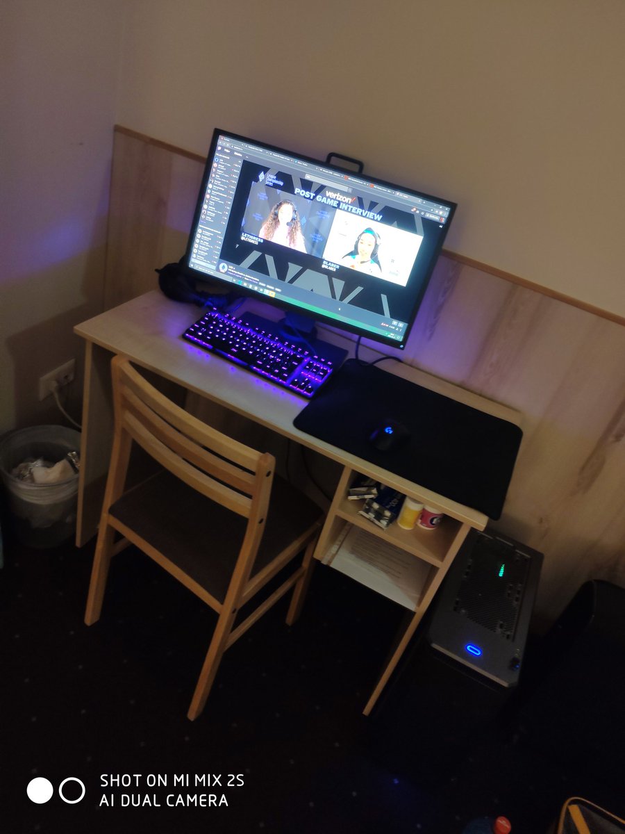 Hotel setup going hard