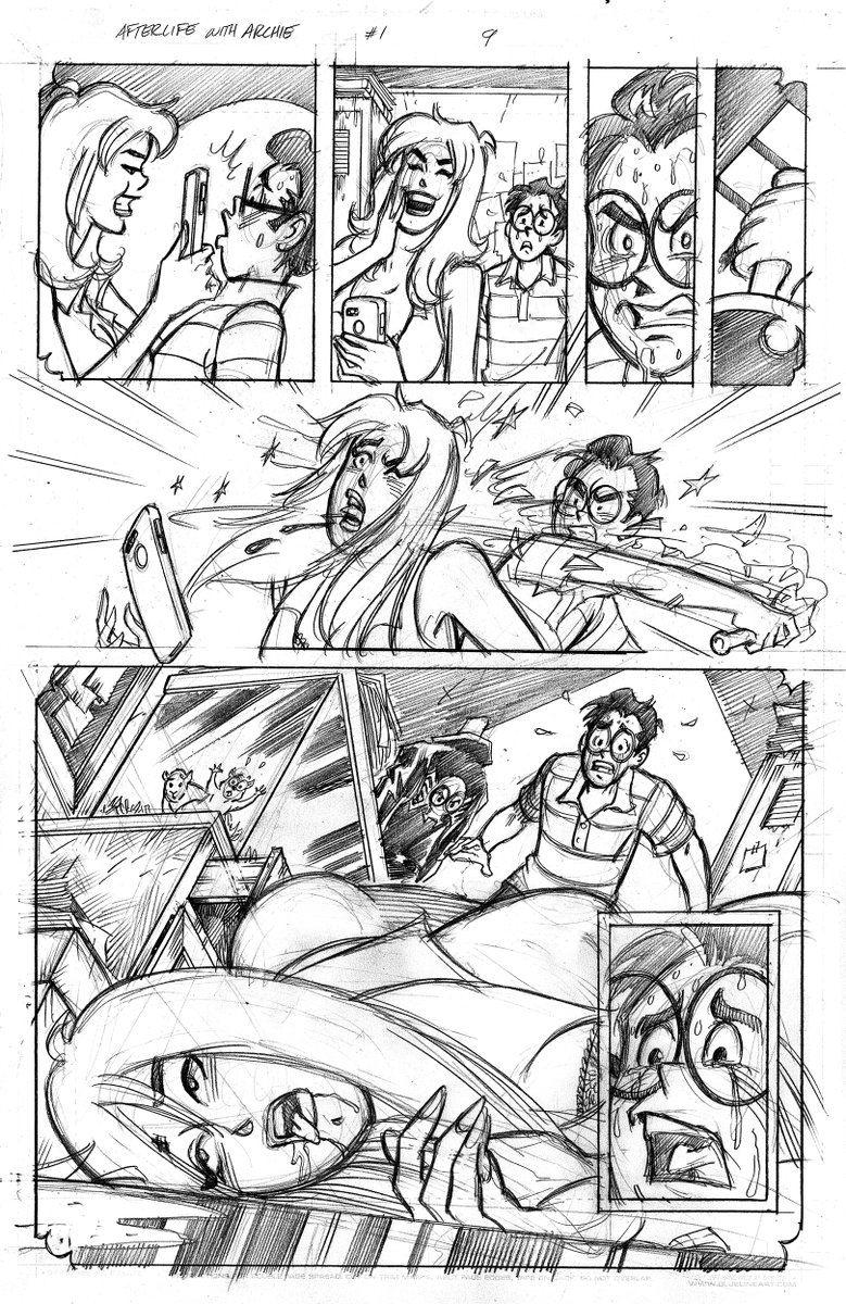 FernandoRuizArt's tweet photo. It's Fan Fiction Friday featuring @AfterlifeArchie #1 Page 10 "Love Throw Down!" Dilton gets even...!! @DieKittyDieNow @Fangs_Southside @TheKubertSchool #afterlifewitharchie #comics #fanfiction #fernandoruiz #kubertschool #comicbooks #cherylblossom #diltondoiley #archie https://t.co/gvXGXKeiGV