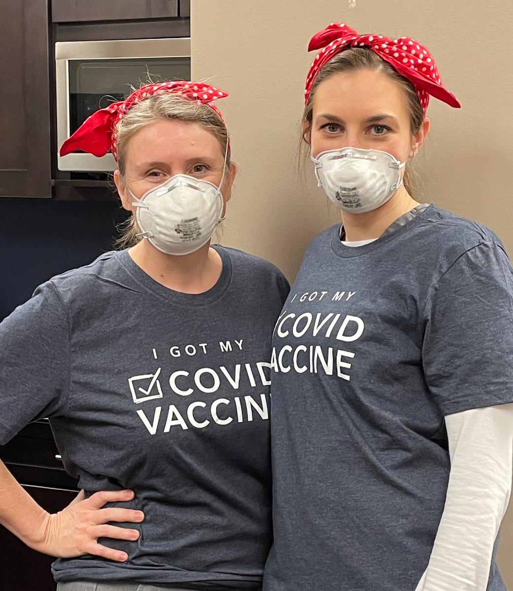 OrchardParkPeds's tweet photo. We are Vaccine STRONG!! 

The whole office has been fully vaccinated to protect ourselves, to protect our co-workers, to protect our own families, but especially to protect our PATIENTS! 

It is safe to come see us, and we can’t wait to see you!!  #OPPeds #COVID19Vaccine https://t.co/rkhAsXBn8C