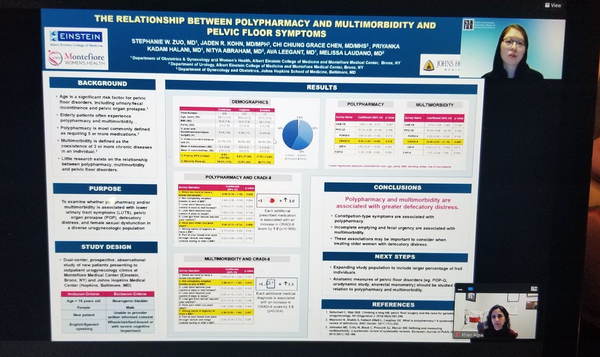 Nitya (@nityaabraham) on Twitter photo <a href="/StephanieWZuo/">Stephanie W. Zuo, MD</a> from <a href="/MontefioreOBGYN/">Montefiore OB/GYN and Women’s Health</a>
presenting at #SUFU21 on polypharmacy and pelvic floor symptoms
Nice collaboration with #urology & #obyn! <a href="/StephanieWZuo/">Stephanie W. Zuo, MD</a> from <a href="/MontefioreOBGYN/">Montefiore OB/GYN and Women’s Health</a>
presenting at #SUFU21 on polypharmacy and pelvic floor symptoms
Nice collaboration with #urology & #obyn!