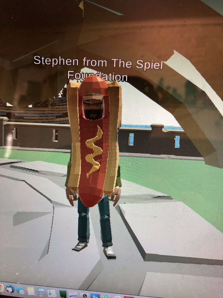 thespiel's tweet image. Had fun exploring the virtual landscape of Castle Tricon, a virtual board game convention.

It’s free to come and play today and tomorrow.

cge.as/tricon2021

And, yes, for a brief time I was a hotdog.

#castletricon