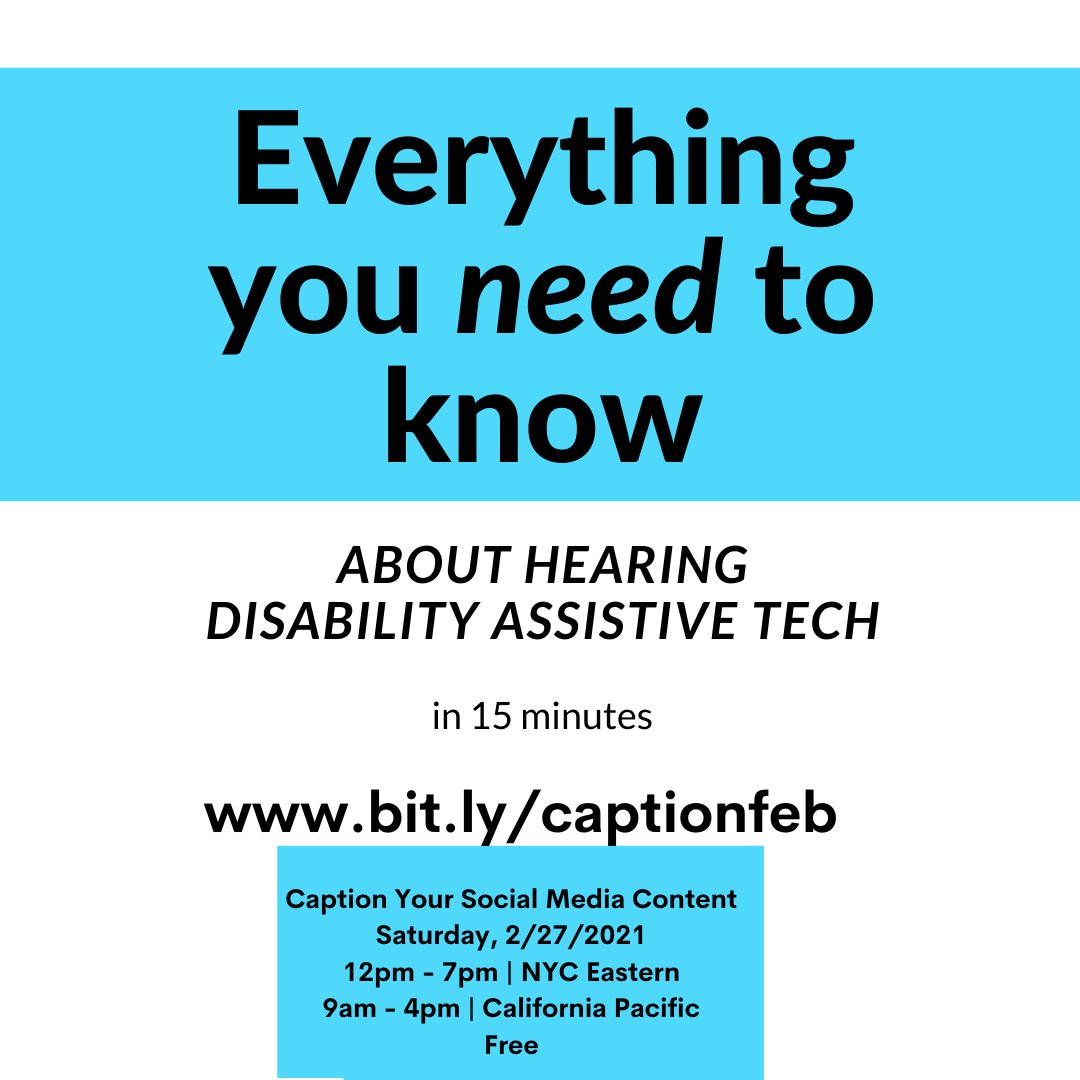 ProjectHearing's tweet photo. Like. Share. Comment. Subscribe. ⁠
TOMORROW. 
⁠
--⁠
⁠
ID: "Everything you need to know About hearing disability assistive tech in 15 minutes https://t.co/DrKSl7cnRO https://t.co/w1ERgpNWJK