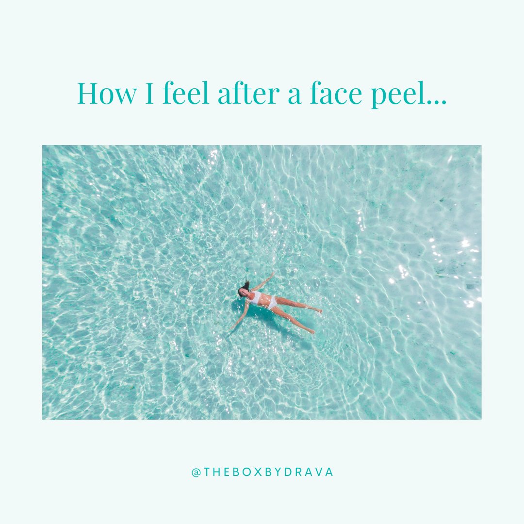 We've got that Friday Feeling! Feels almost as good as getting a face peel. Share this post if you agree 💕