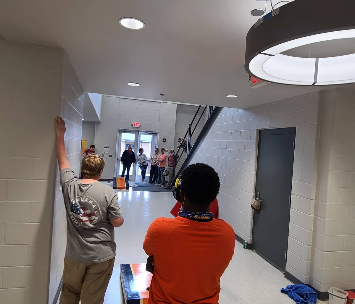 PickensCoAlFFA's tweet photo. We had a great turn out today at the Farm Party! We enjoyed our Member vs. Student Corn Hole Tournament and cooking lunch for the faculty. National FFA Week has officially begun in Pickens County. https://t.co/4qi3ksDdqt