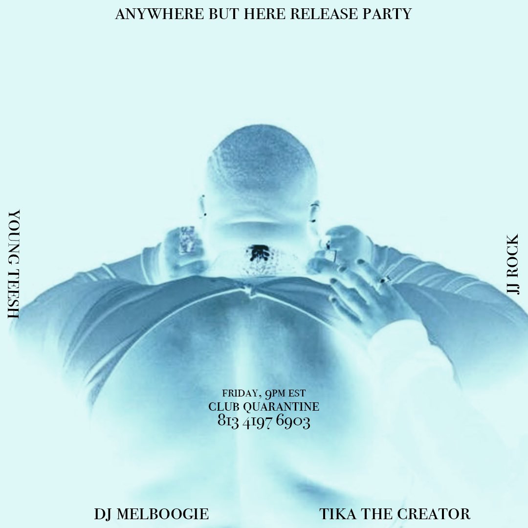 reachclubq's tweet photo. tonight we celebrate @WithLoveTiKA’s new album ‘Anywhere But Here'. 9pm est. ✨ https://t.co/ZwgnPorlnN