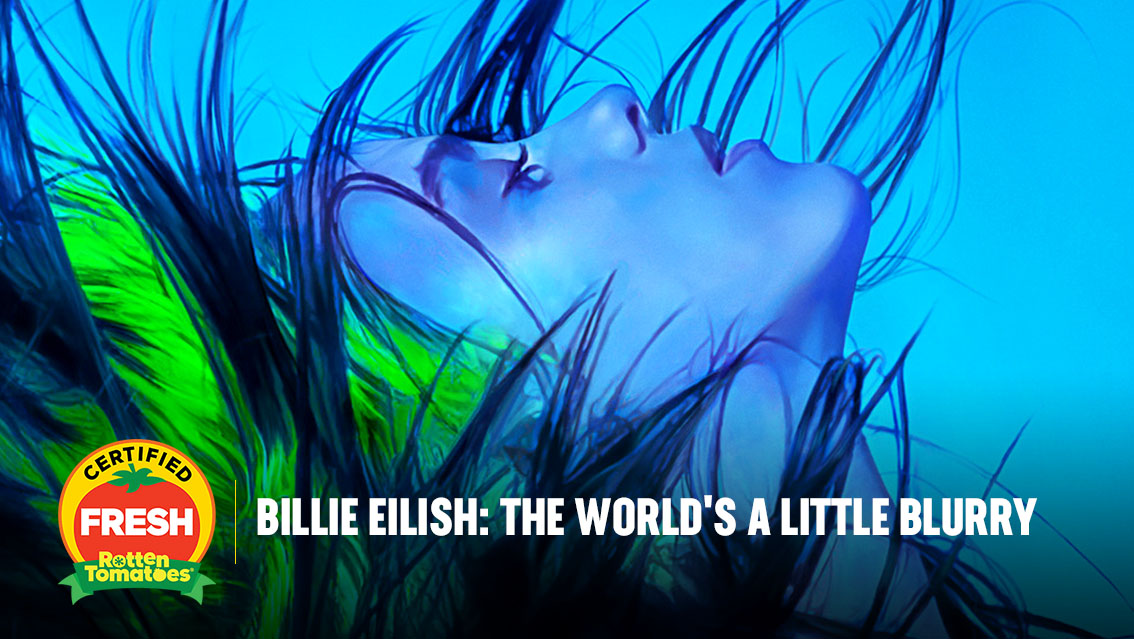 Billie Eilish: #TheWorldsALittleBlurry is officially #CertifiedFresh at 96% on the #Tomatometer, with 54 reviews: rottentomatoes.com/m/billie_eilis…