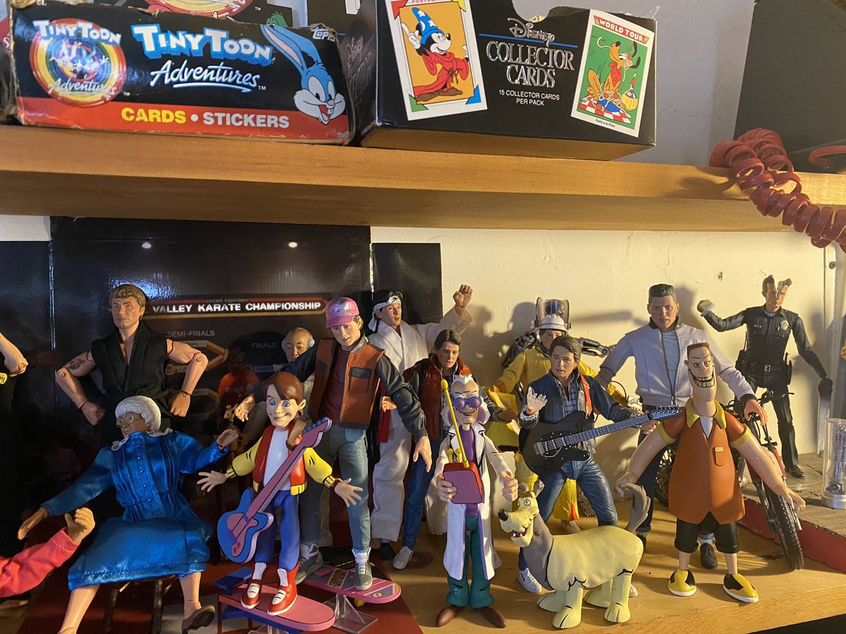 JohnDavern's tweet photo. @NECA_TOYS can’t wait to get some BTTF cowboys in this lineup! https://t.co/uqAlhHykXo