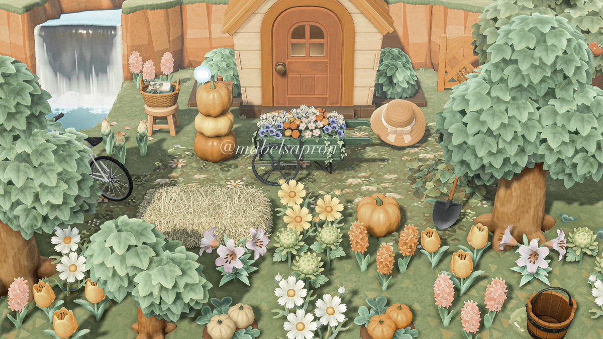 mabelsapron's tweet photo. using the starter house as a garden shed 🌱

#ACNHDesign #AnimalCrossingDesigns #AnimalCrossingNewHorizons https://t.co/ZOiovnu48E