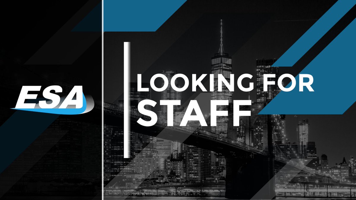 ESASiege's tweet photo. ESA is looking to fill a few more positions for the upcoming season!
If you are interested in gaining experience and helping grow esports we would love to meet you!

All positions are paid, rates vary.

Applications below ⬇️⬇️⬇️ https://t.co/jG6JqmvoZG