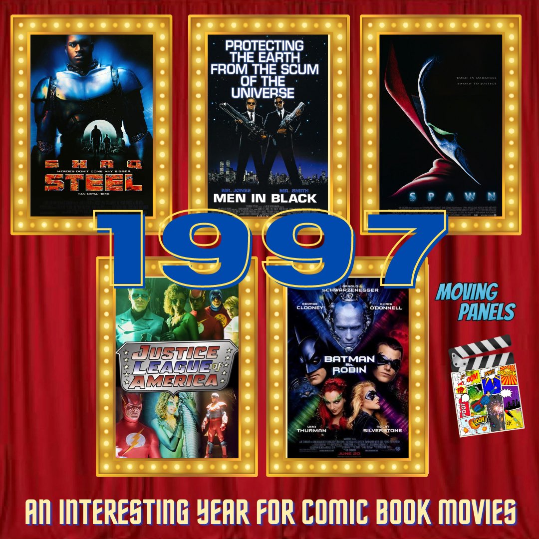 MovingPanels's tweet photo. 1997 had some ups and downs when it came to comic book movies. But there was one that the world never saw. This Monday, Bethany and Laramy talk about the unaired TV movie, “Justice League of America.” #movingpanels #jla #justiceleagueofamerica #jl #justiceleague #comics #movies https://t.co/EnBV9Rj59Z