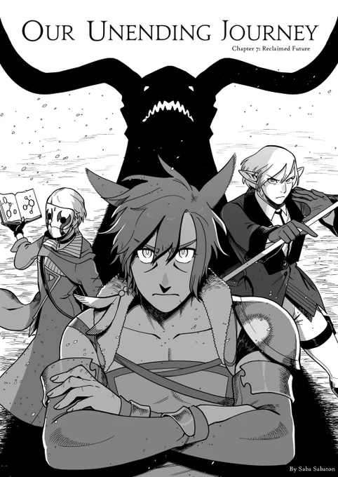 Early access is now available for Our Unending Journey Chapter 7!?

This one-time purchase gets you weekly updates of 3-5 pages a week. Minimum price $3, pay what you want! Thank you for supporting this passion project✨

https://t.co/S2akaaXjcD #OurJourneyFFXIV 