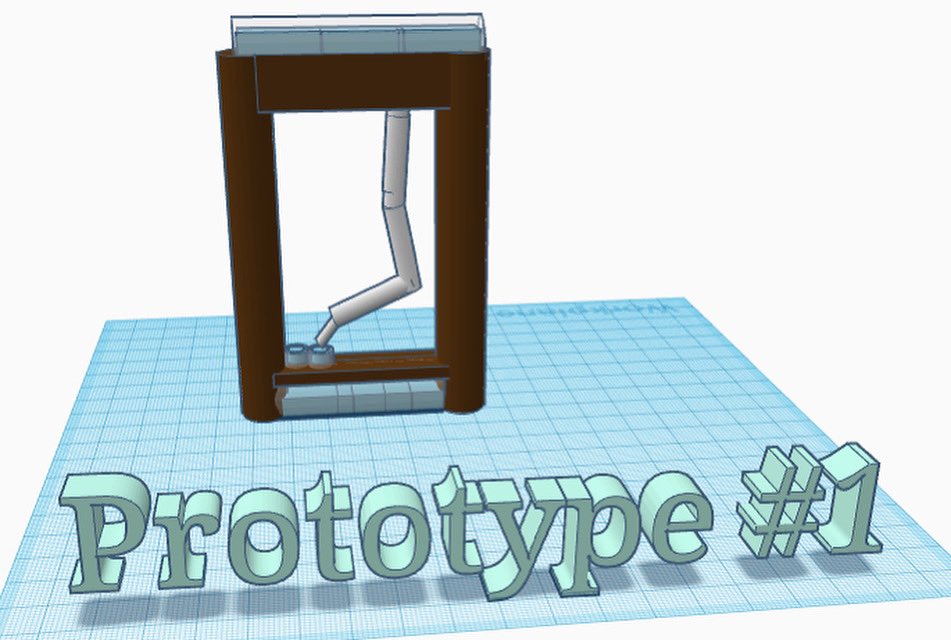 This is Prototype 1. The rainwater would have filled in from the top PVC pipe and go through the white PVC pipe in the middle. Once it is done going through, it would have went to the bottom container to store the rainwater.  <a href="/STEMExpeditions/">STEAM Expeditions</a> #RainwaterAndMosquitoesTrap