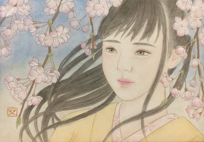 美人画のtwitterイラスト検索結果