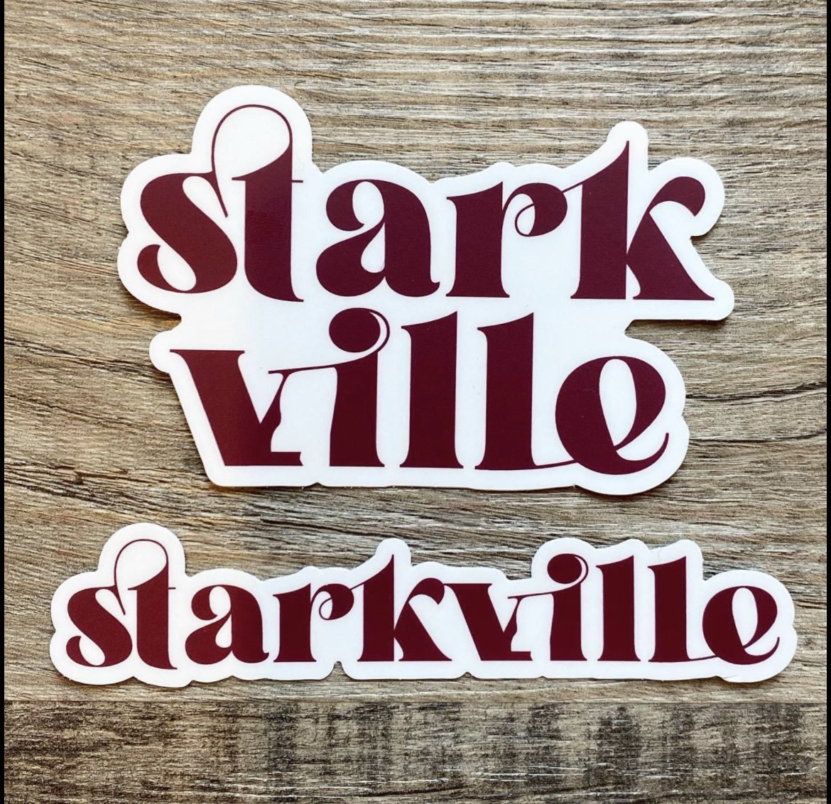 RedBirdPaper's tweet image. ✨NEW✨Starkville decals! Shop now at Redbirdpaper.com #starkville #Mississippi