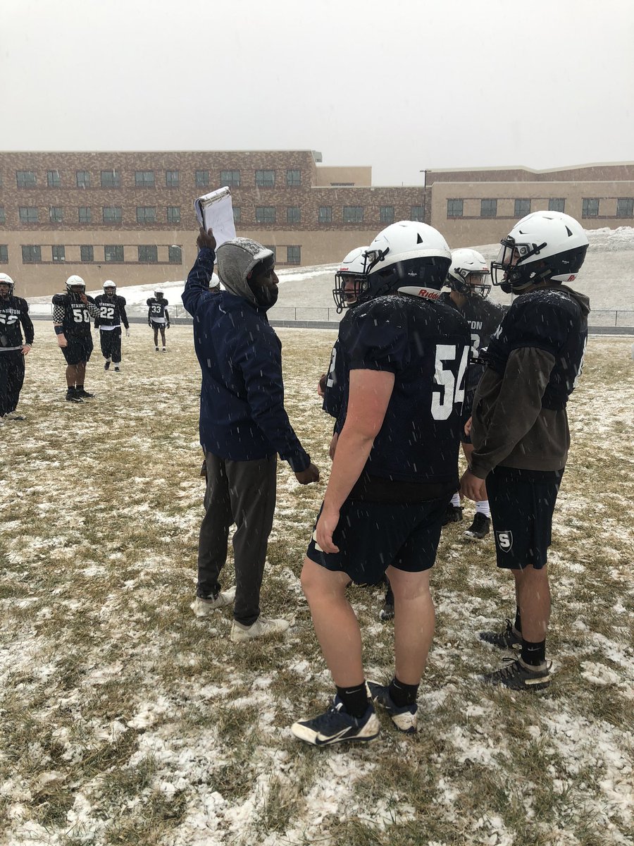 SHS_Storm's tweet photo. Pre-Game prep is a little different this time of year... https://t.co/jAzEARDwlr