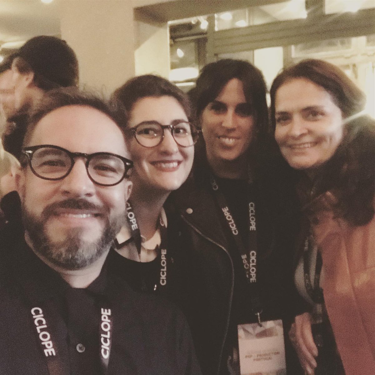 IntlQuorum's tweet photo. #trustedfilmmakersconnecting at
@ciclopefestival 2019 π¬ ft. #IQFilm Members @StoryWeProduce @ProdPortugal & TANGO Productions π #Throwback https://t.co/0aCCc0idoJ