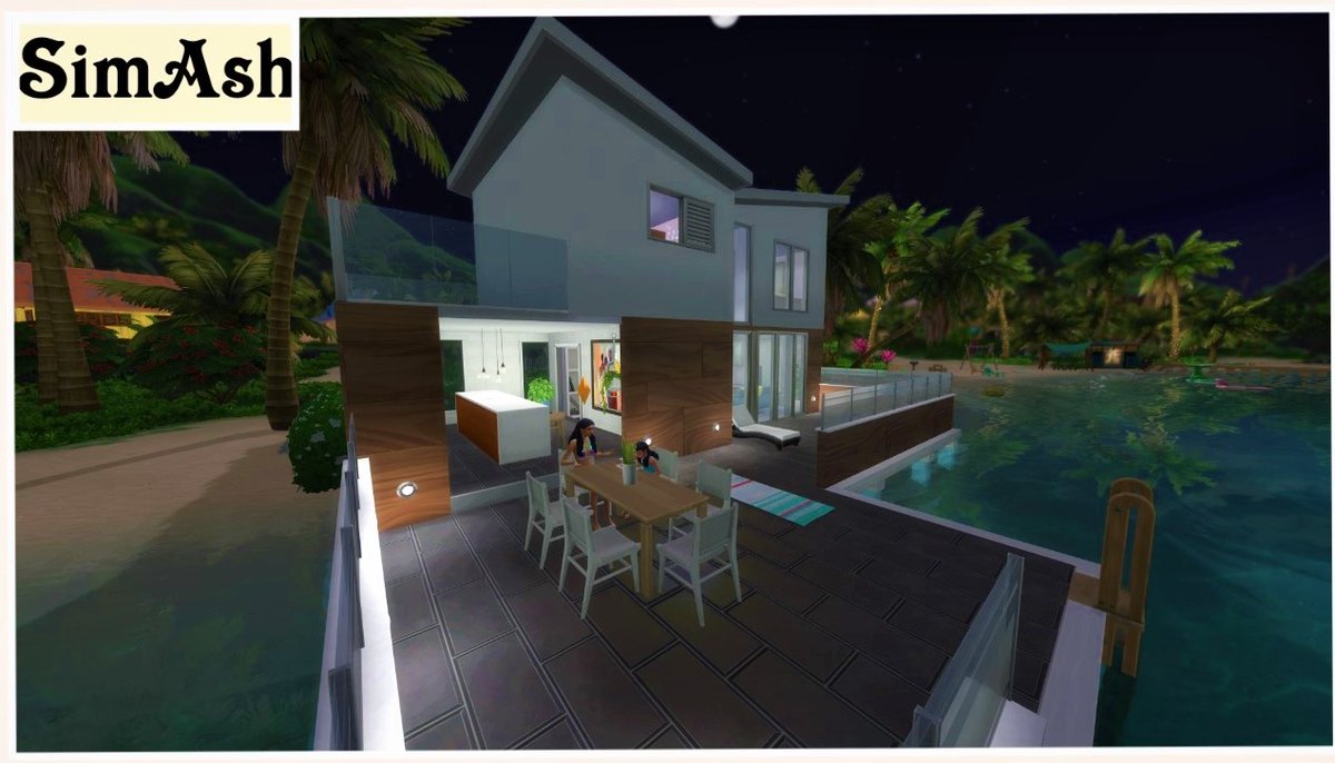 SimsAsh99's tweet image. I don't mean to be too open but.... 
Cute waterfront open kitchen 
Gallery ID : Ashwhe1
#sims #sims4 #simsbuilds #simsflorrplans #floorplans #beach #sims3 #sims4 #sim