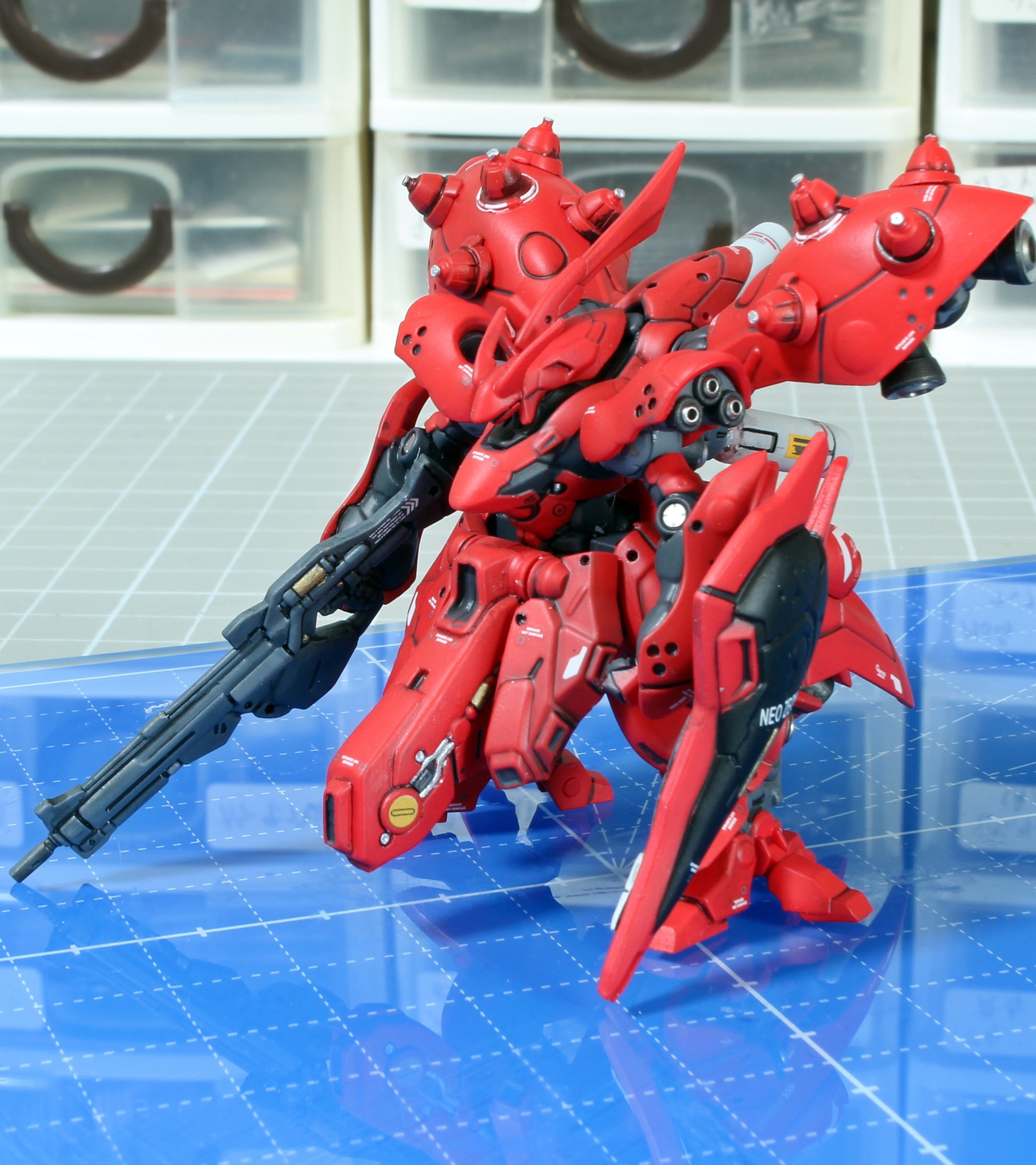 ガンプラ　MG 組立済み　整備してさらにカッコよくして下さい(*'▽'*) FAZZ製作記「組み立て」 | ぷろとたいぷZEROのブログ