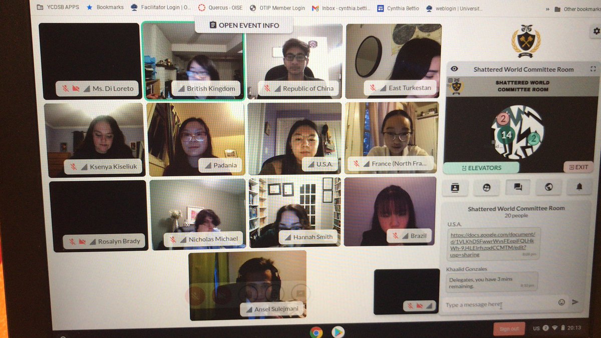 MsCBettio's tweet photo. @OLQWCA is rocking the #smunc Model United Nations Conference. Who says that politics is boring?! @ycdsb https://t.co/9xduoP7GNy