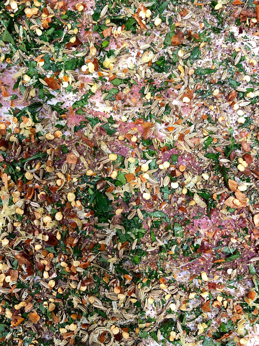 PeterBouchier's tweet image. A blend of fresh and dried herbs and spices are used to create this vibrant seasoning but can you guess what it is for? #weekendmeals #weekendcooking #dispiration #peterbouchier #butchersofmelbourne