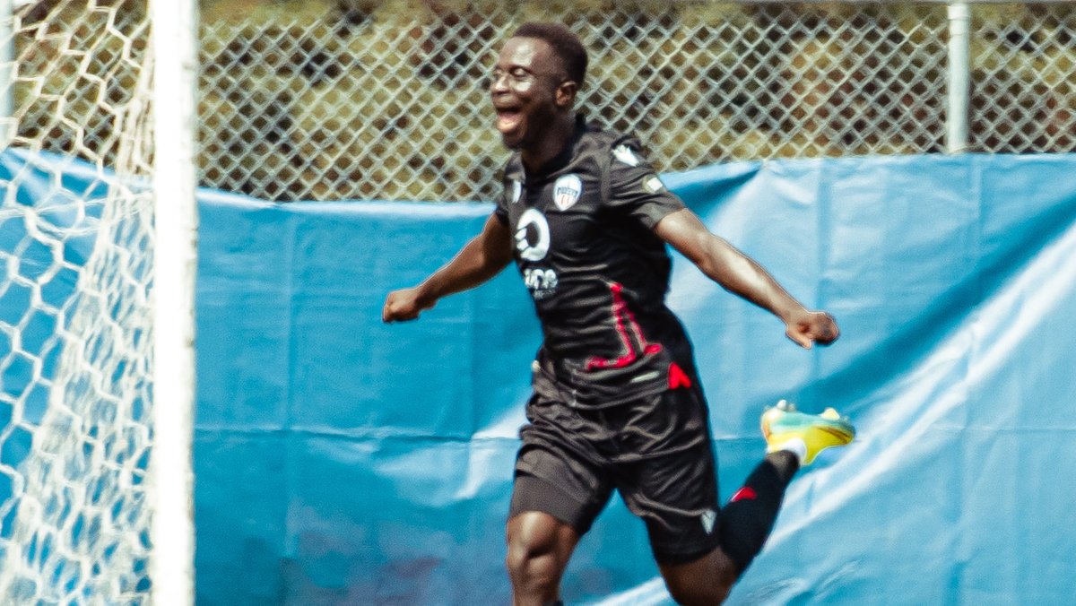 AtletiRules's tweet photo. El primer gol de la historia del @atletiOttawa siempre llevará el nombre de @papimk4. El guineano no continuará en el club rojiblanco en la temporada 2021.

#MuchaSuerteMohamed https://t.co/mntqdBFRly