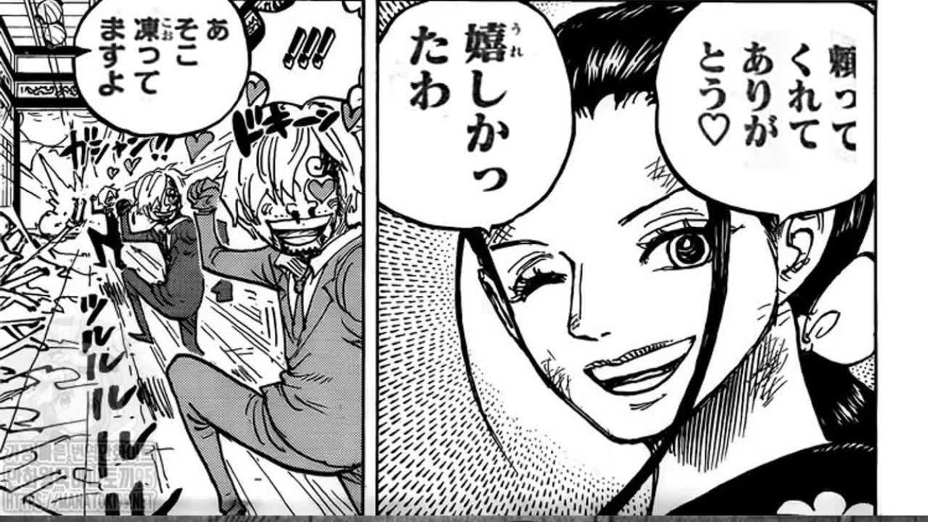 تويتر ここ على تويتر ワンピース 1005話のロビン可愛いね T Co Ugbicoe7ax