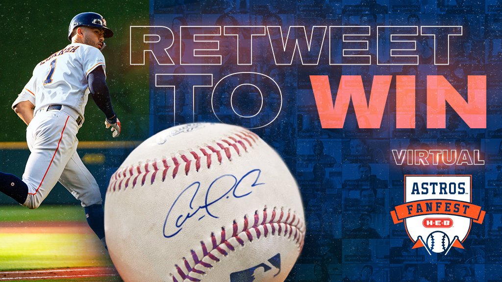 astros's tweet image. Our first giveaway is a signed @TeamCJCorrea baseball - RT now for a chance to win! 

Then head over to #Astros Facebook where Carlos is joined by teammate @lmccullers43 for our first Clubhouse Chat. 

#ForTheH