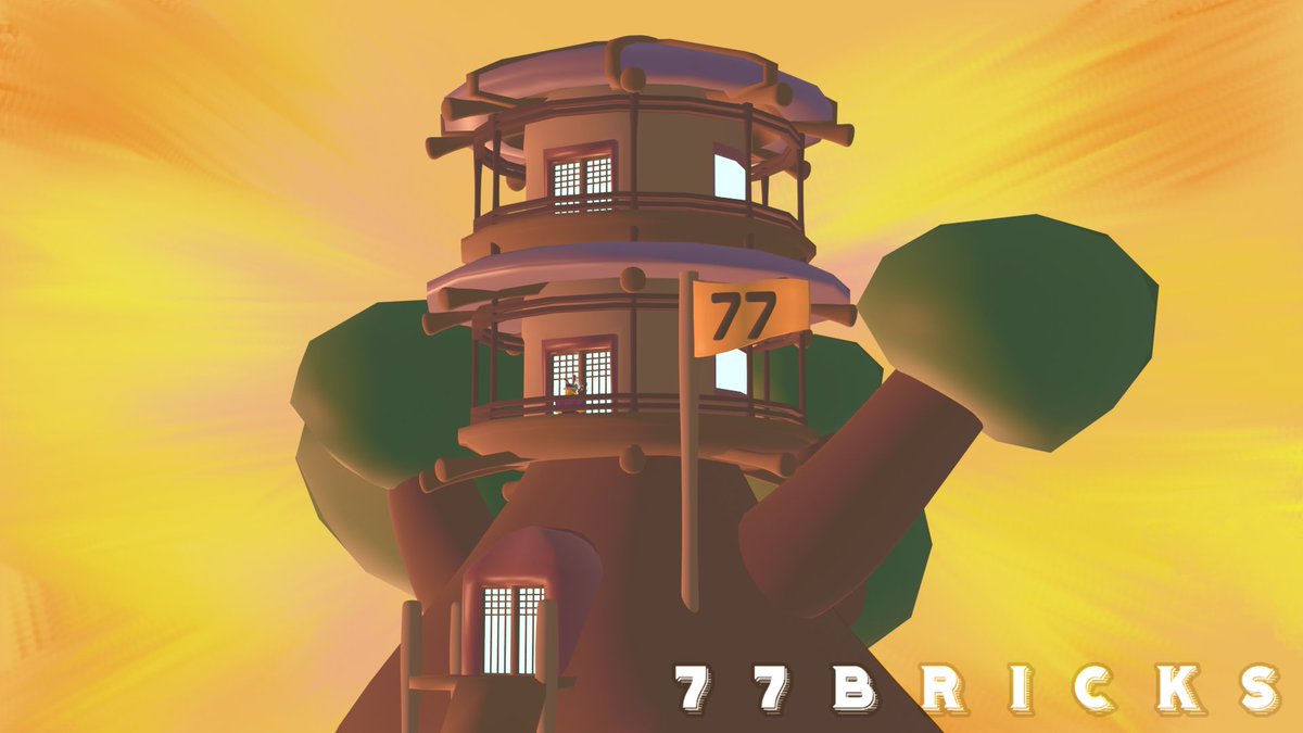 77Bricks's tweet photo. Tree House 🌴🌲🛖

#Roblox #Blender #RobloxDev https://t.co/NGnxOEbRO1