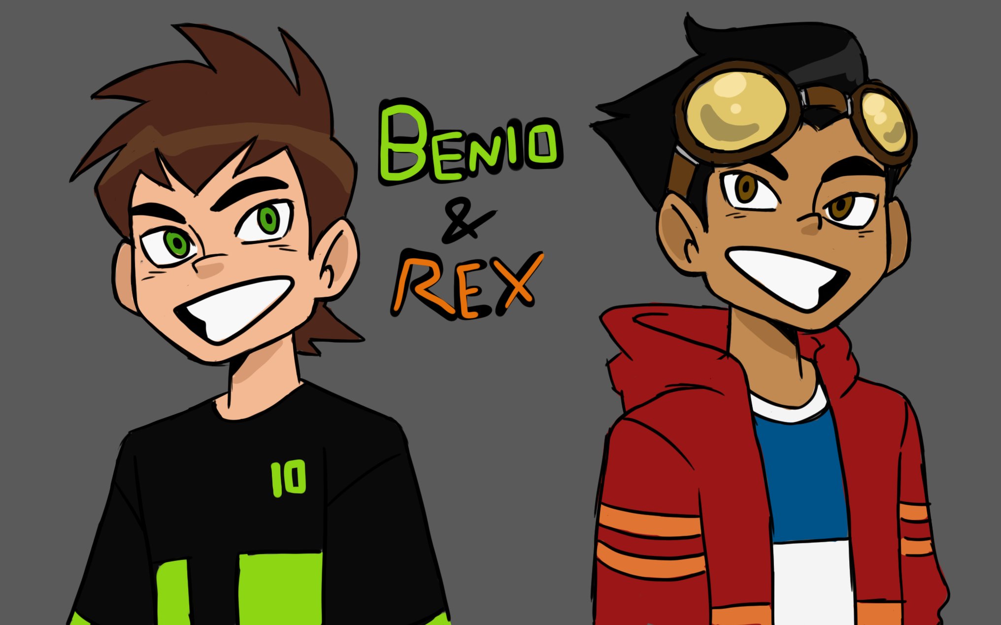 Generator rex (fan art by me ) in anime style what u think guys