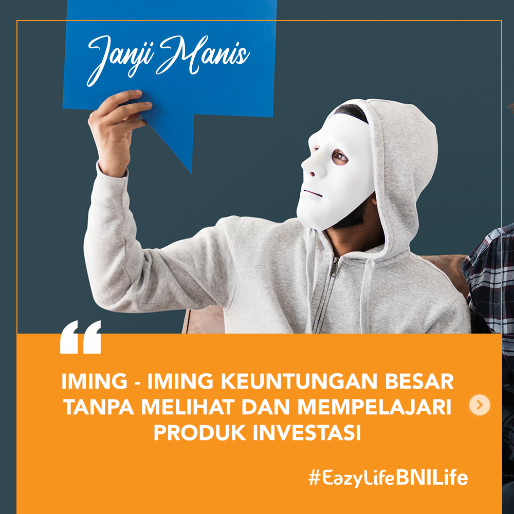BNILifeID's tweet image. Karyawan yang ingin berinvestasi harus cerdas dan teliti sebelum menetapkan instrumen yang tepat. Jangan sampai karyawan menaruh uang pada produk investasi berkedok penipuan.⠀
⠀
Nantikan Financial Hacks selanjutnya di setiap Weekend ya. #InsuranceForEveryone