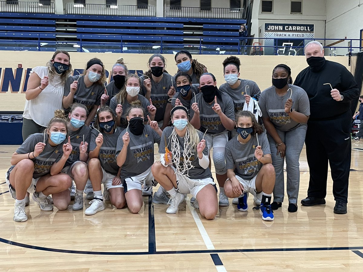 jcusports's tweet photo. The 2021 OAC Regular Season Champions 🏆 https://t.co/Qdcgx1V60N