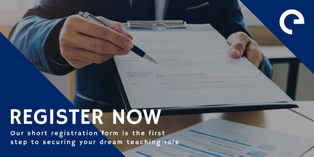 TeachInEngland's tweet photo. Take the first step to your future by registering with us - one of our consultants will get in touch to discuss how we can make your teaching dreams a reality, either this year or in 2022. https://t.co/29pB6VuiCg https://t.co/EUXfMRSJSE