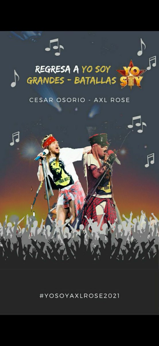 GrandesYo's tweet photo. Vamos!!! ya tenemos que ganar CESAR OSORIO vamos  #CesarSiEsAxlRose https://t.co/uEfsbw3yUA