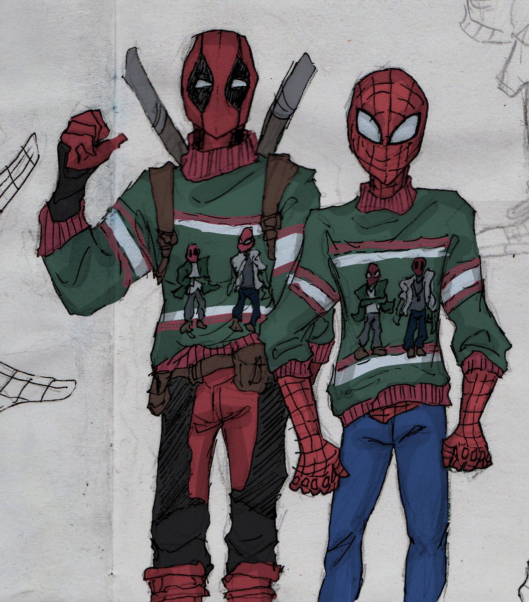 pineapplesson's tweet photo. #SpiderMan #spidermandeadpool #spidermanfanart https://t.co/yJdf03YgyU