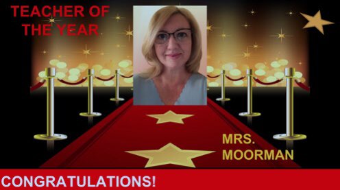 Congratulations Mrs. Moorman as the 2021 Caliber Awards Teacher of the Year for Broward County Public Schools.  Our school community is so excited for you and you are so deserving!!! #BCPSCaliber #BCPSCalies #BCPSProud