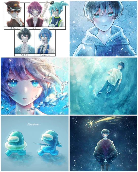 #今月描いた絵を晒そう 