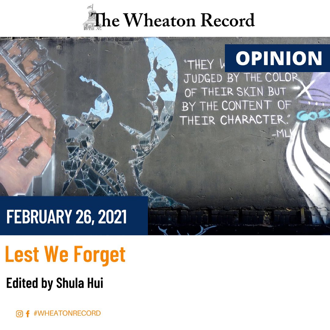 WheatonRecord's tweet photo. Check out the link in bio to hear from students, faculty, and staff on the importance of celebrating Black lives all year long. #wheatoncollegeil #wheatonrecord https://t.co/gkmC4MHdUE